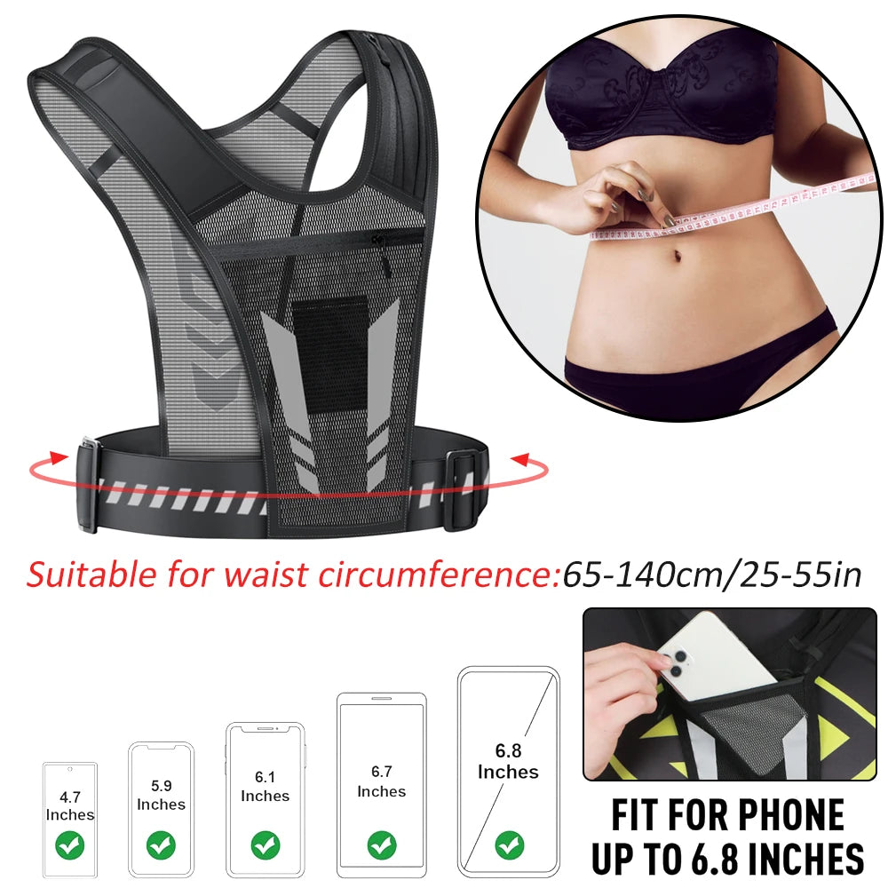 PocketRay Reflective Running Vest